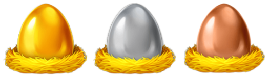 銅蛋、銀蛋、金蛋