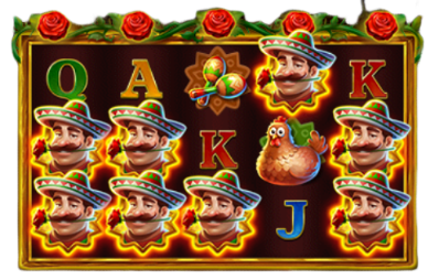 出現倍數符號並得分，加總的倍數將會累積到總倍數中